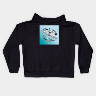 Learning To Fly Kids Hoodie